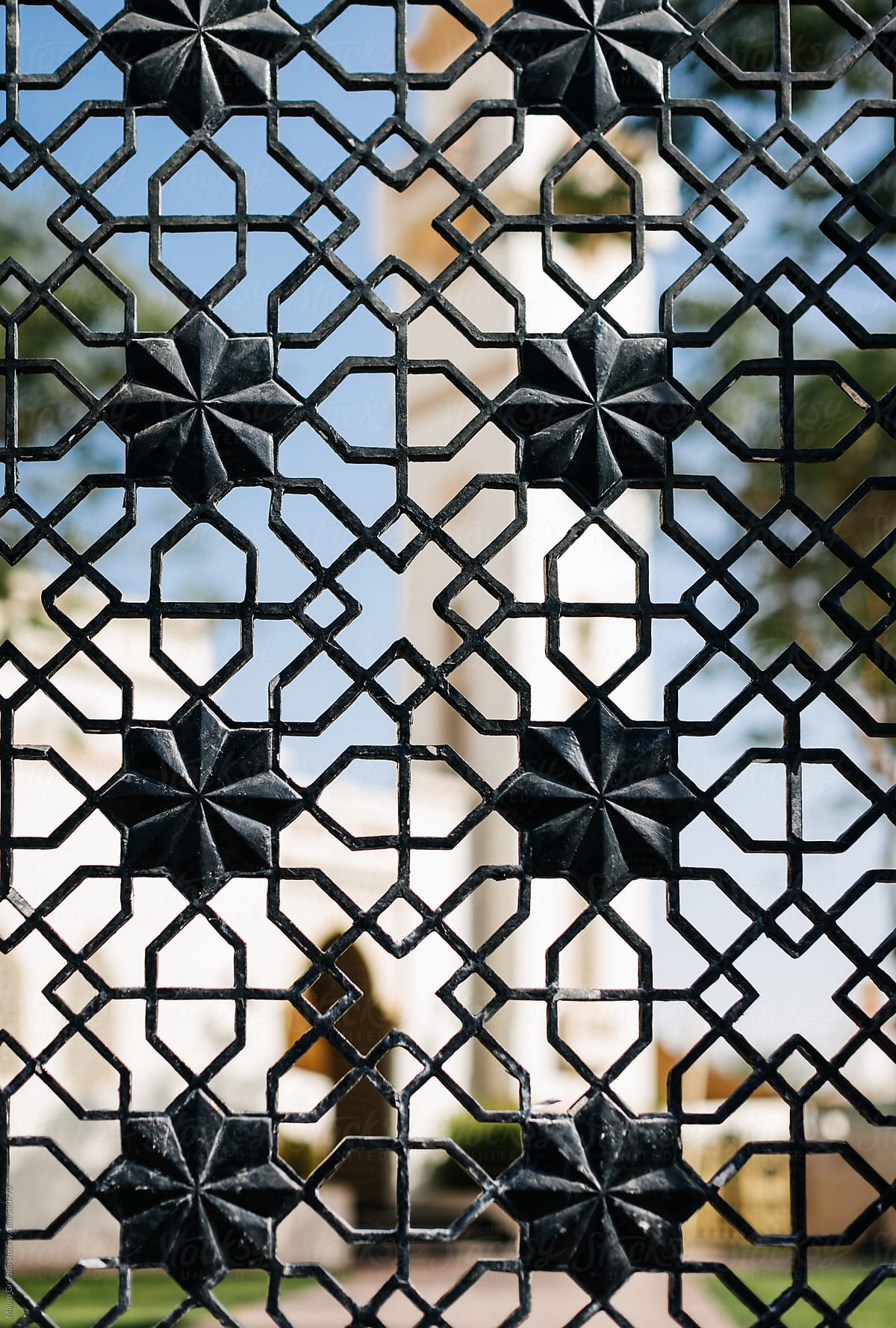 Fence of a Mosque in Dubai