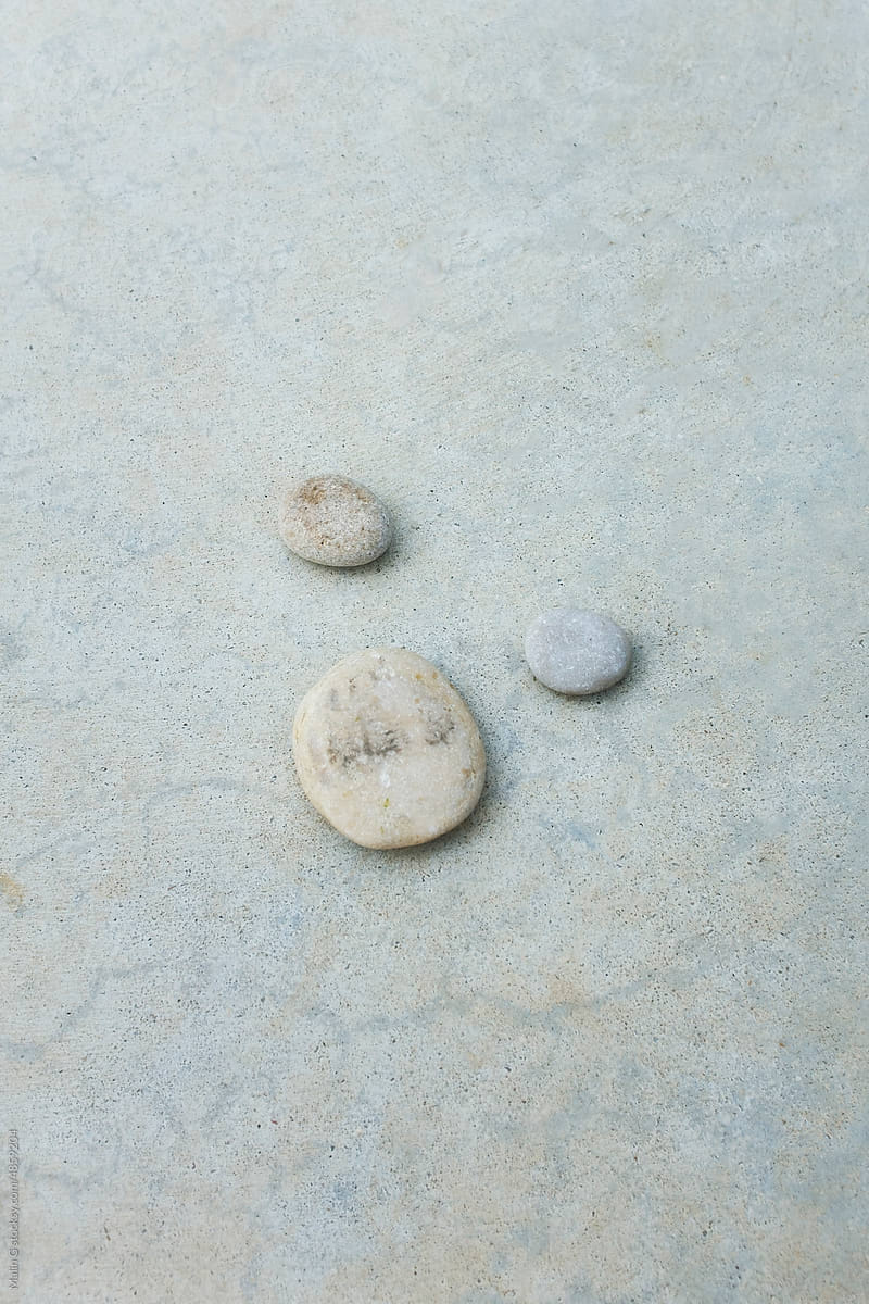 Rounded stones