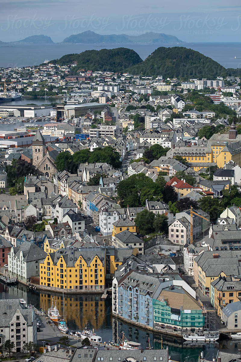 View of the Alesund in Norway.