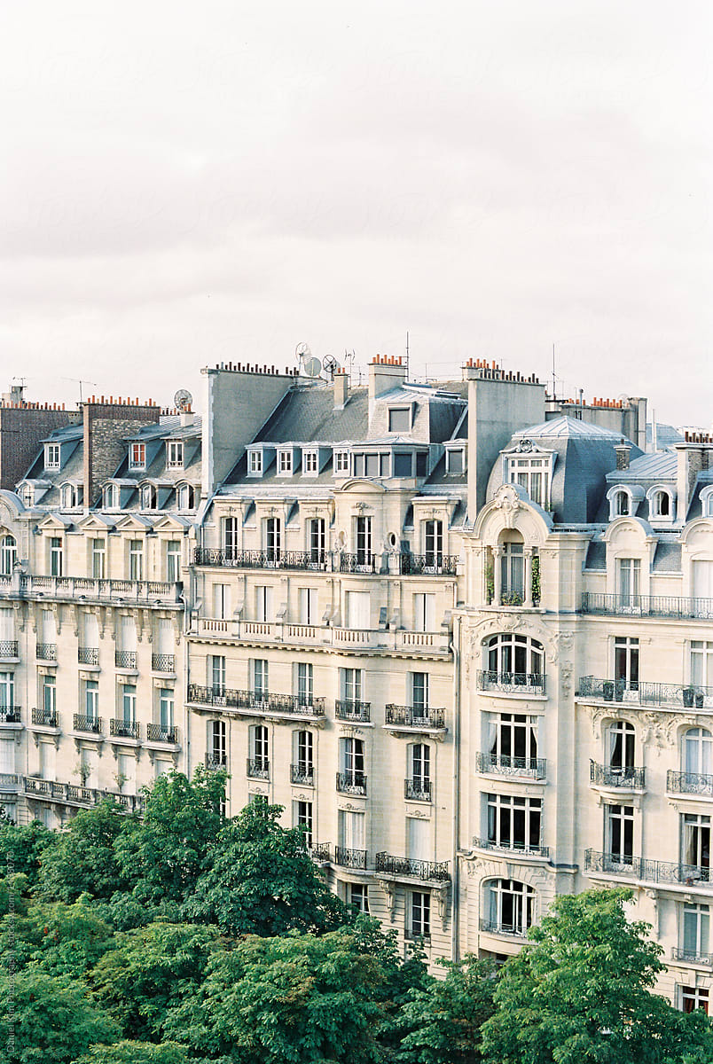 View of Paris buildings