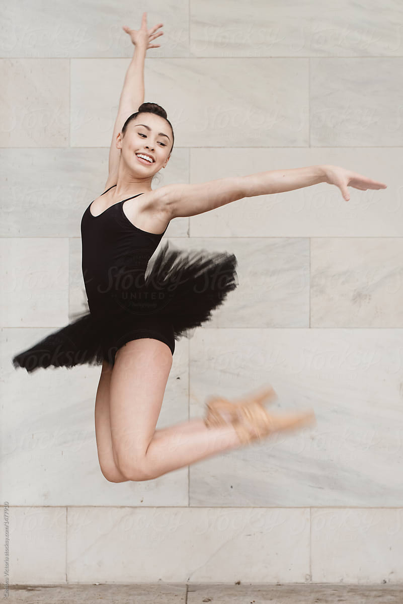 A Preteen Ballerina In Different Dance Poses | Stocksy United