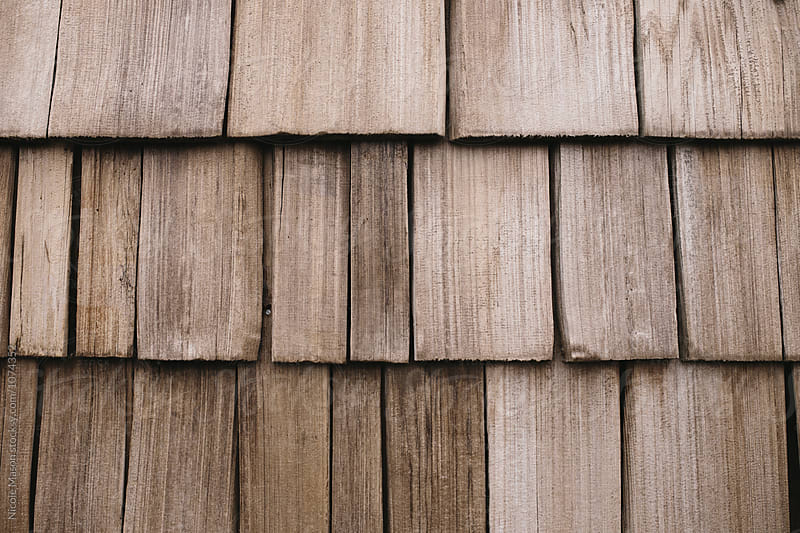 wood shingle texture wall
