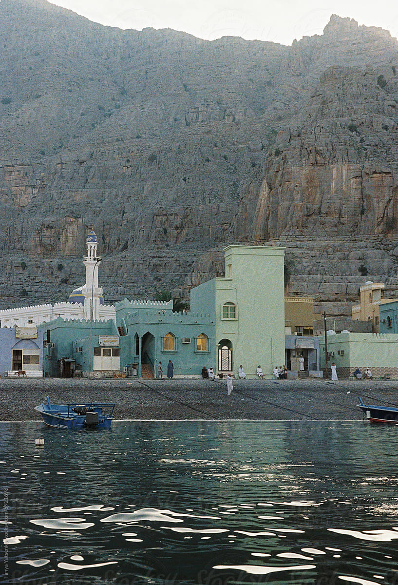 A view of Kumzar city in Oman