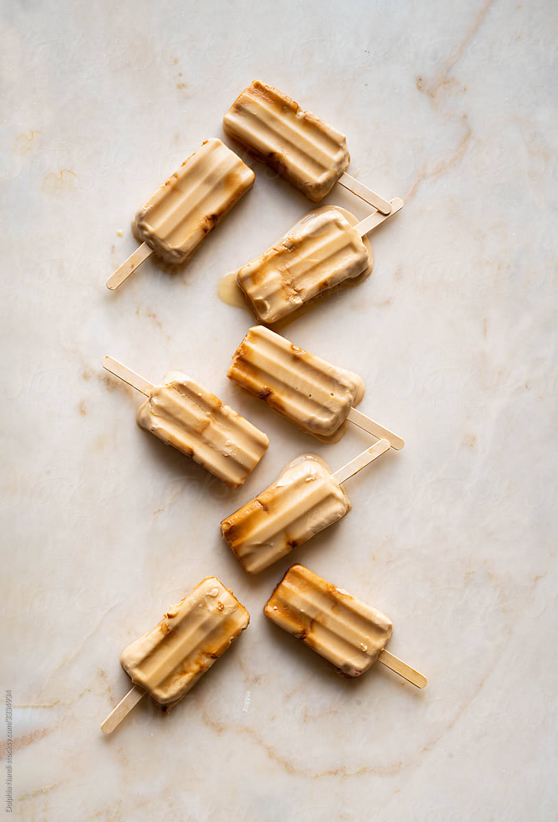 Date Syrup Popsicles