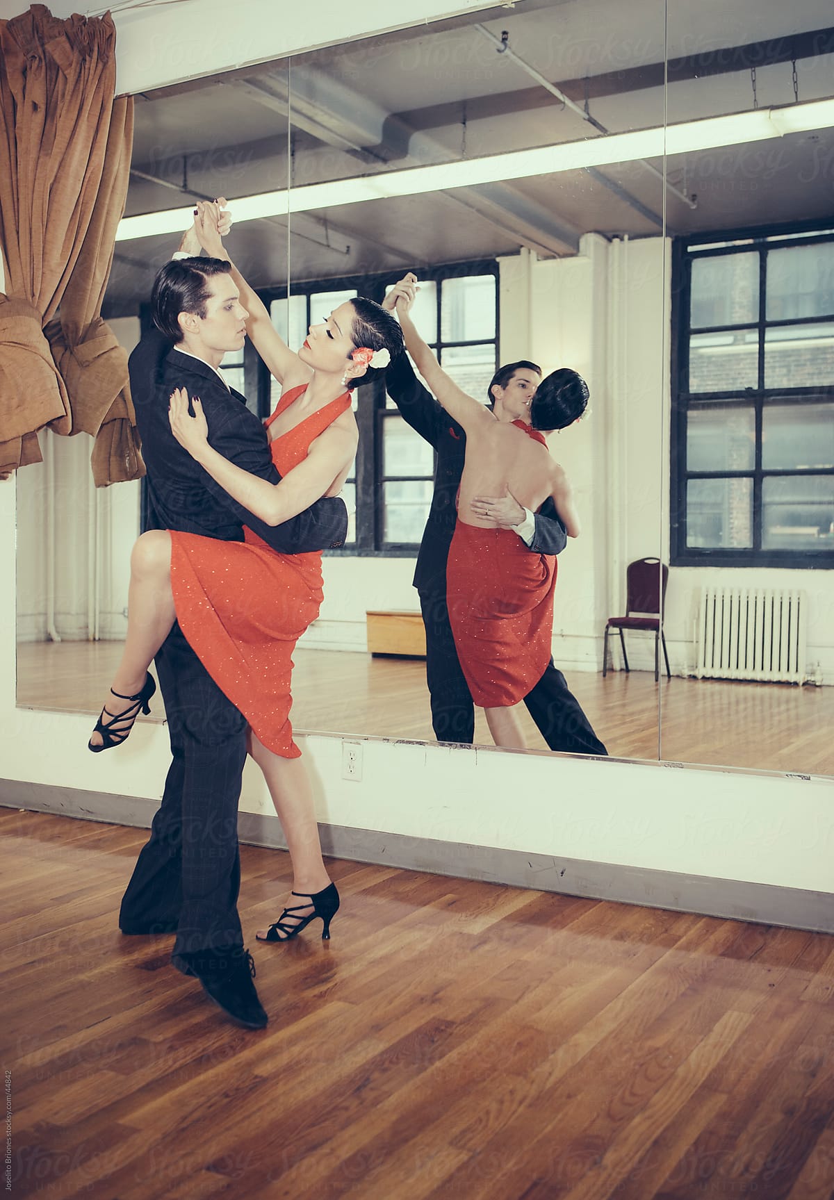 Ballroom Dancing - Couple in Argentinian Tango