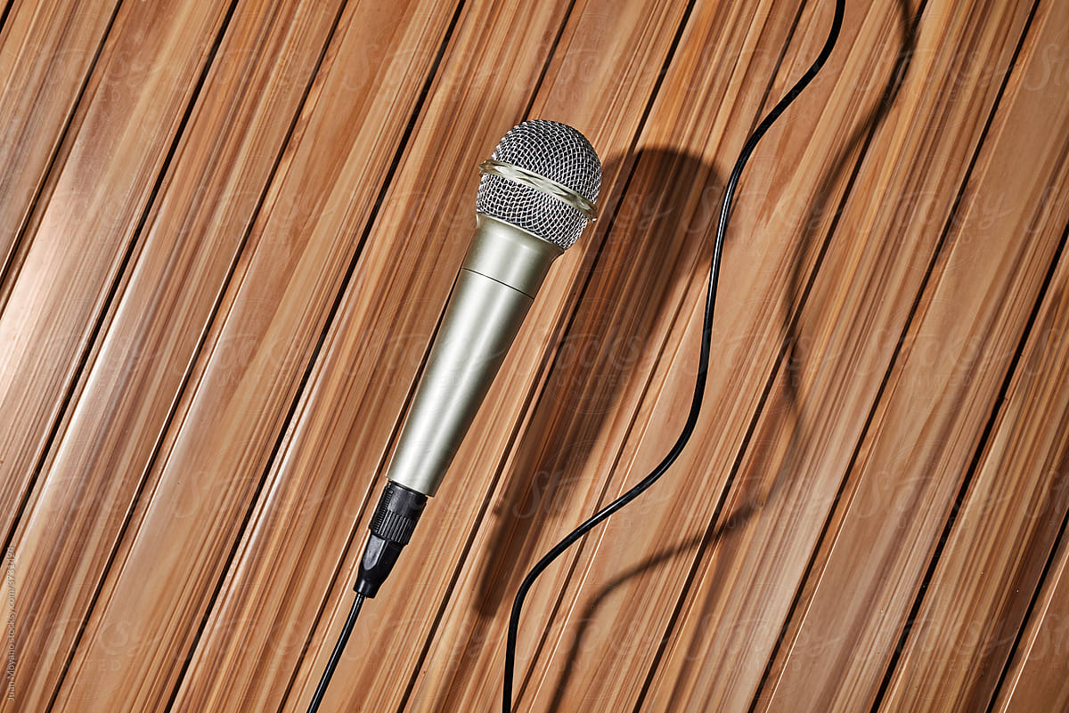 microphone hanging upside-down