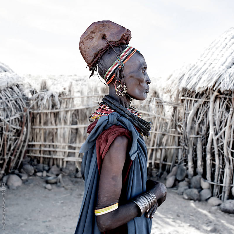 Rendille tribal woman. Kenya