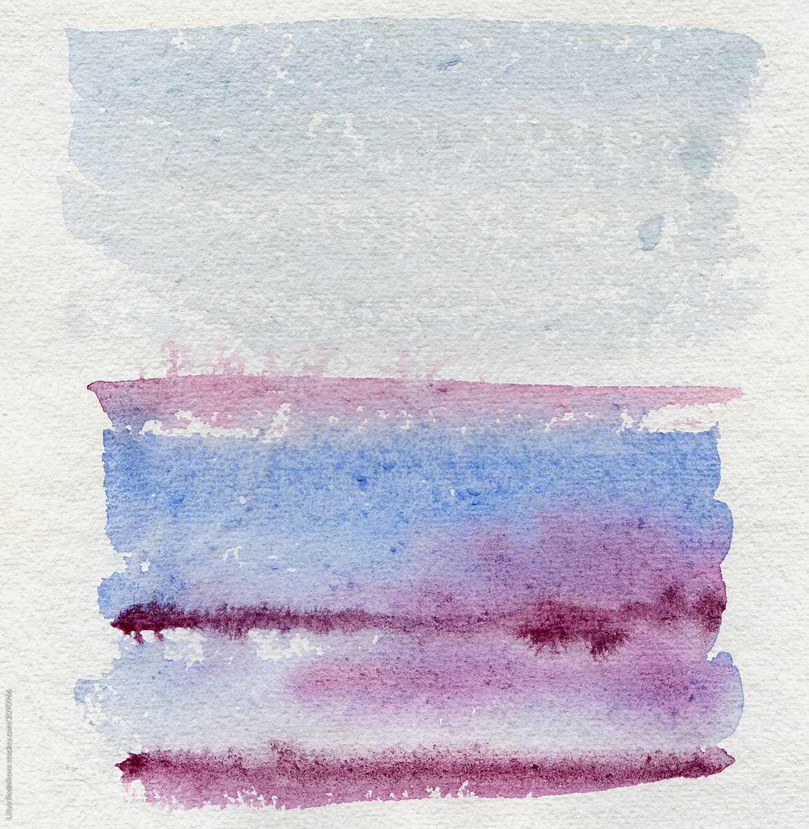 Abstract watercolor painting