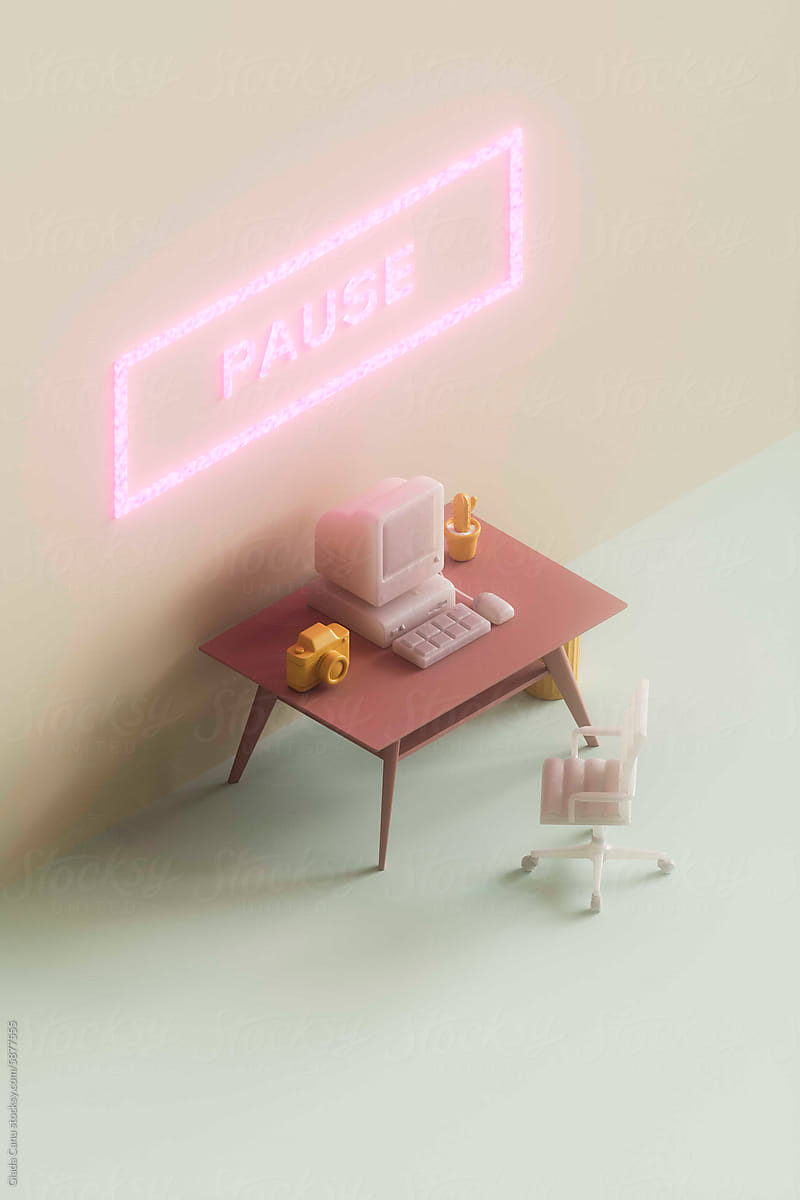 Pause Concept at Creative Workstation
