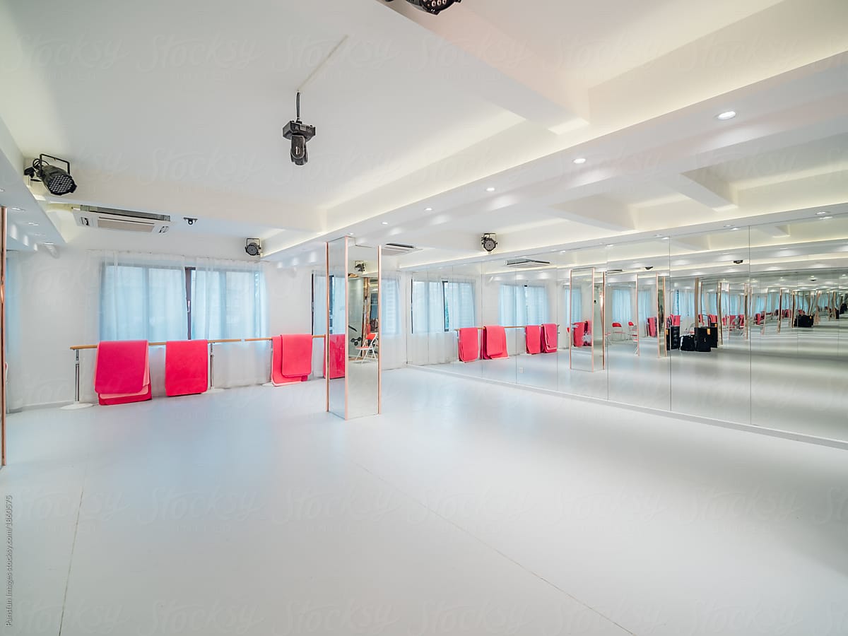 Empty dance practice room