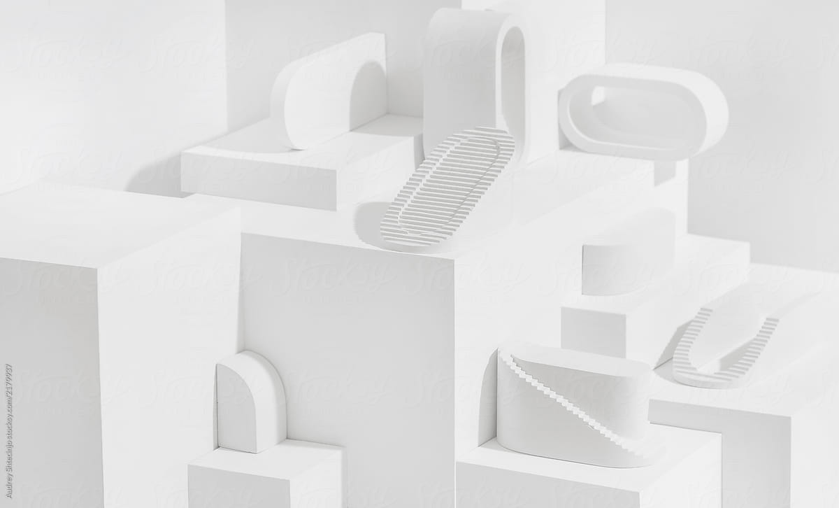 "Abstract Forms - Background-Set Up Study." by Stocksy Contributor