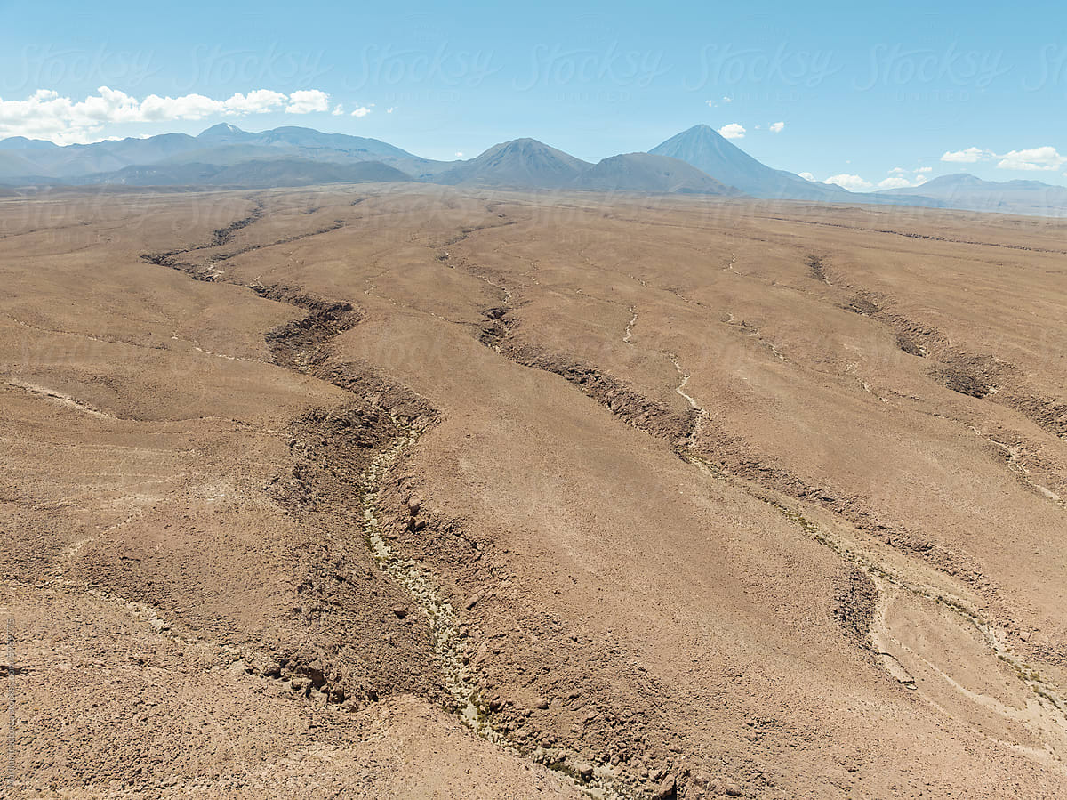 Desert And Volcanos In Atacama