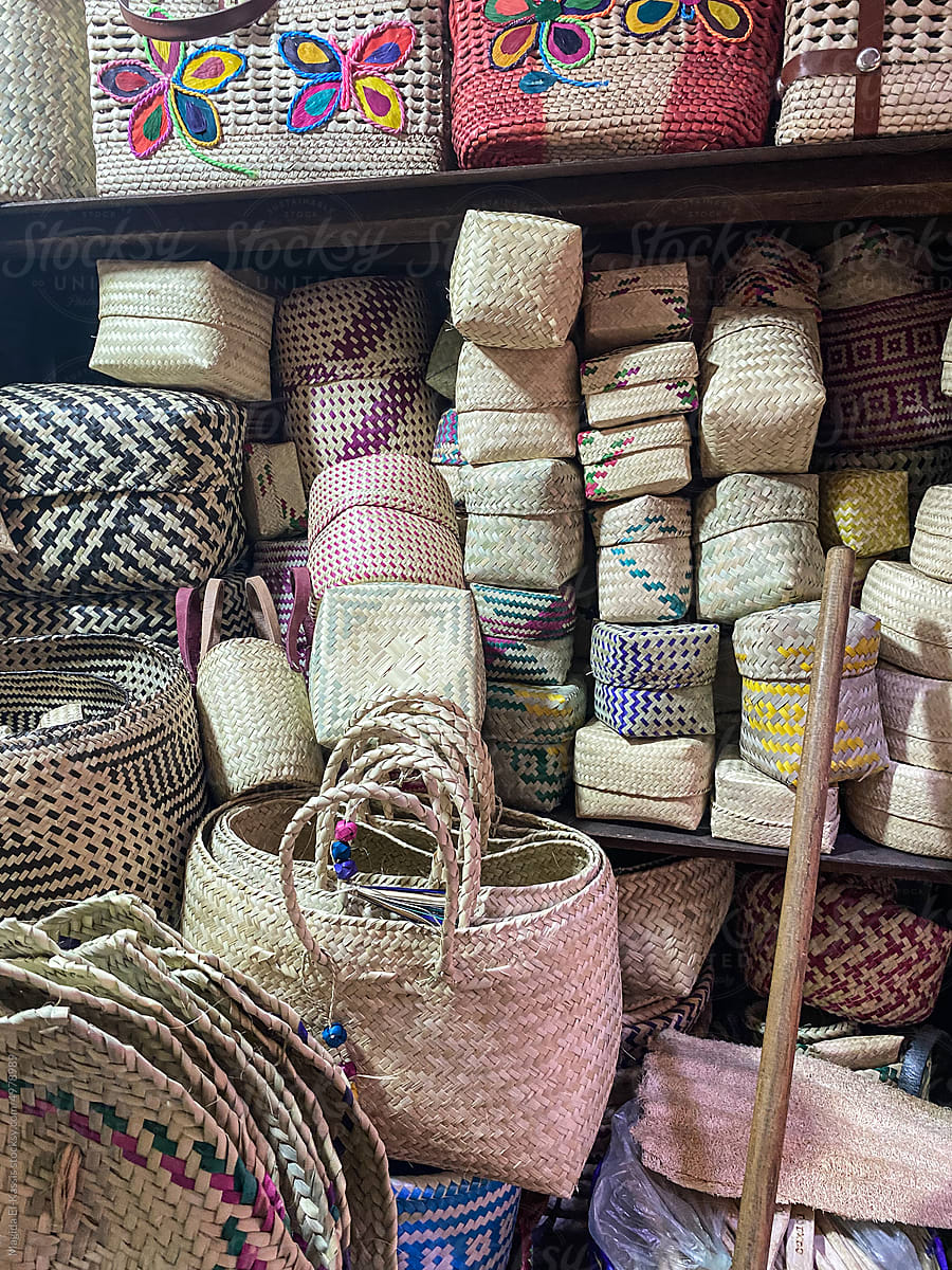 Woven Wood Baskets