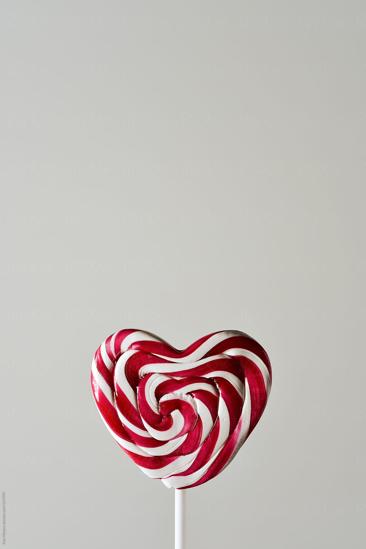 heart-shaped lollipop