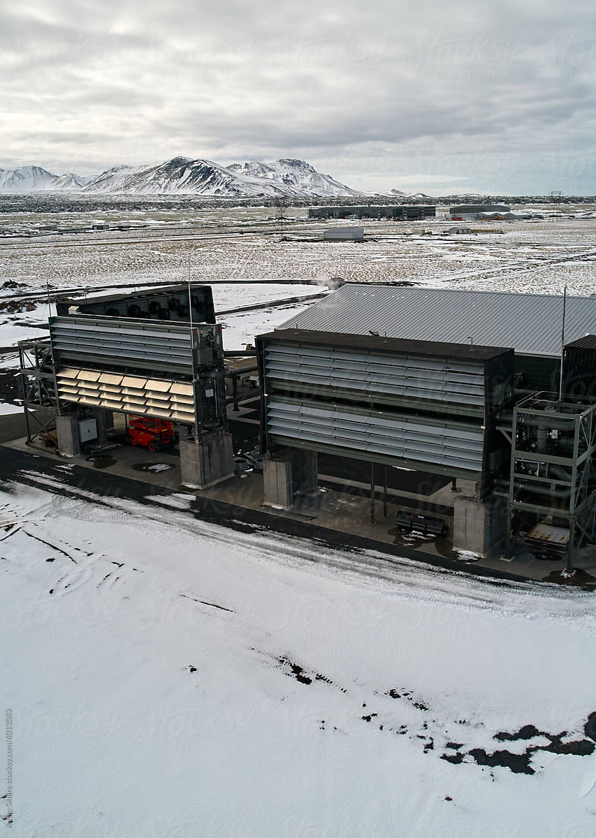 Orca and Mammoth - climeworks carbon capture in Iceland