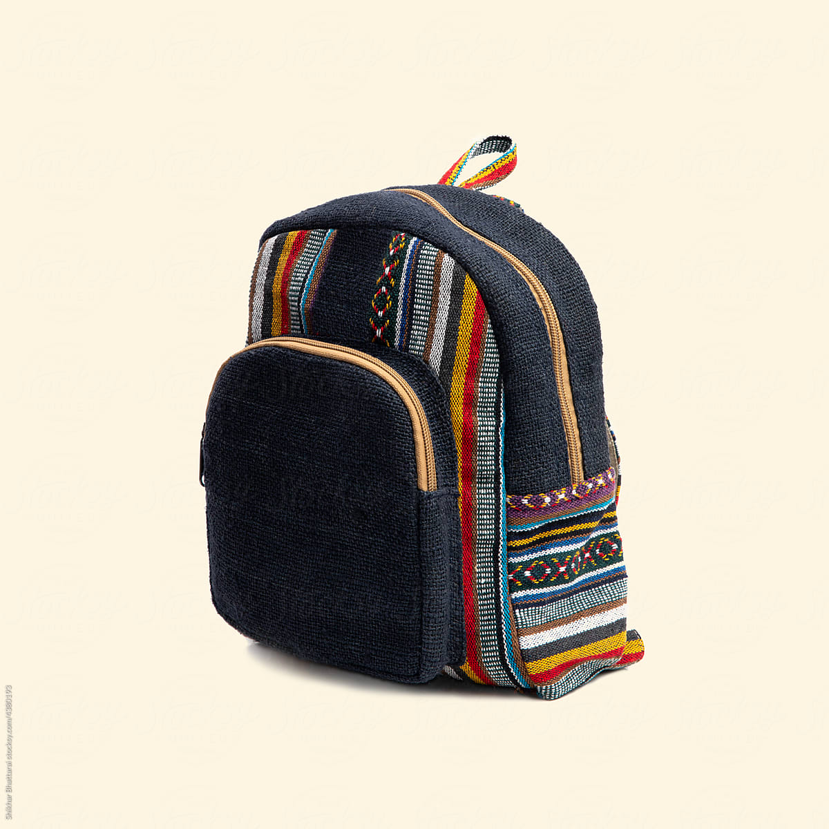 Hemp fiber backpack.