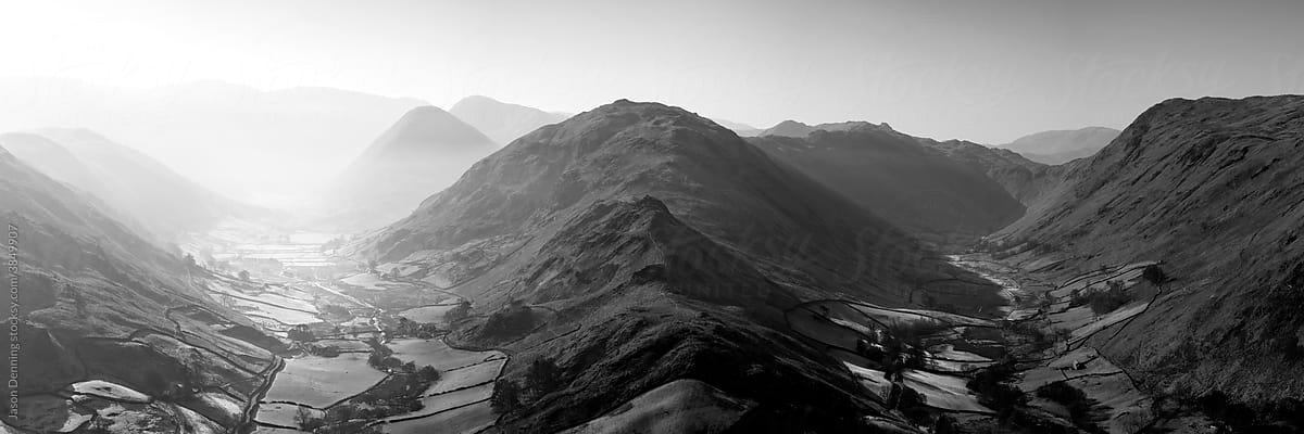 Martindale Black and White Lake District