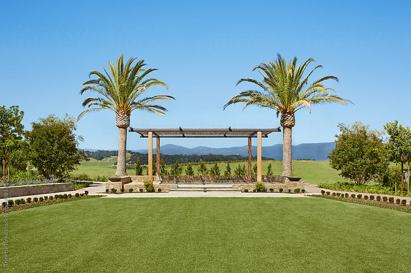Outdoor event space in Napa Valley, California