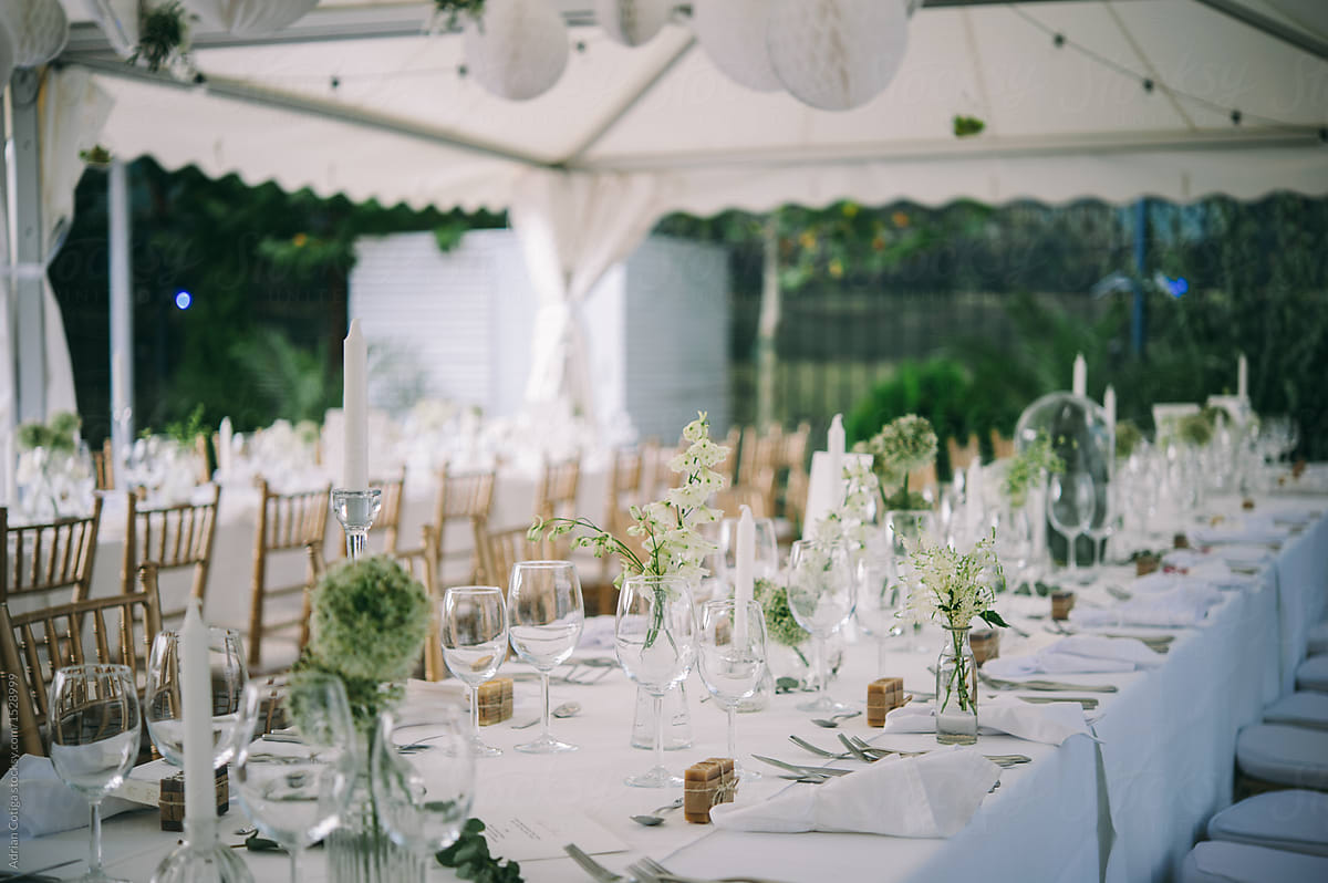 Outdoor Party Wedding Table, How To Set Up Tables For Outdoor Wedding Reception