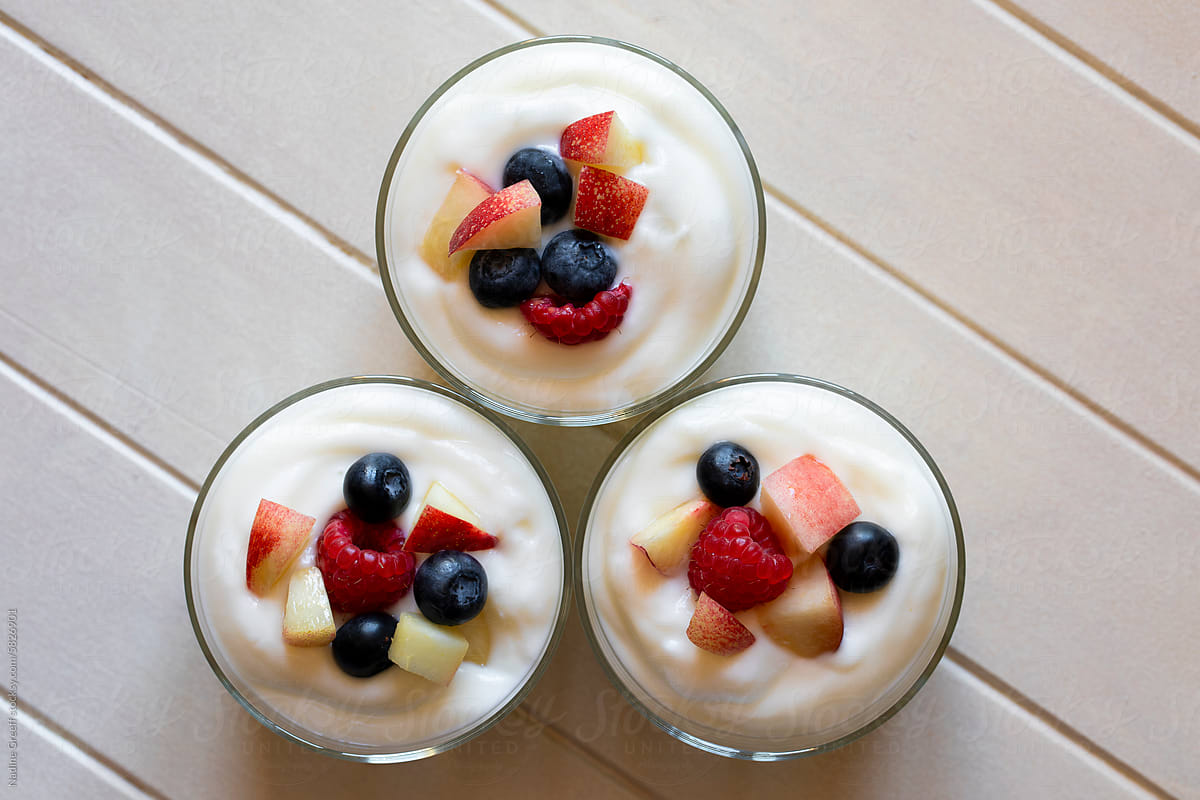 Greek yoghurt with fruit