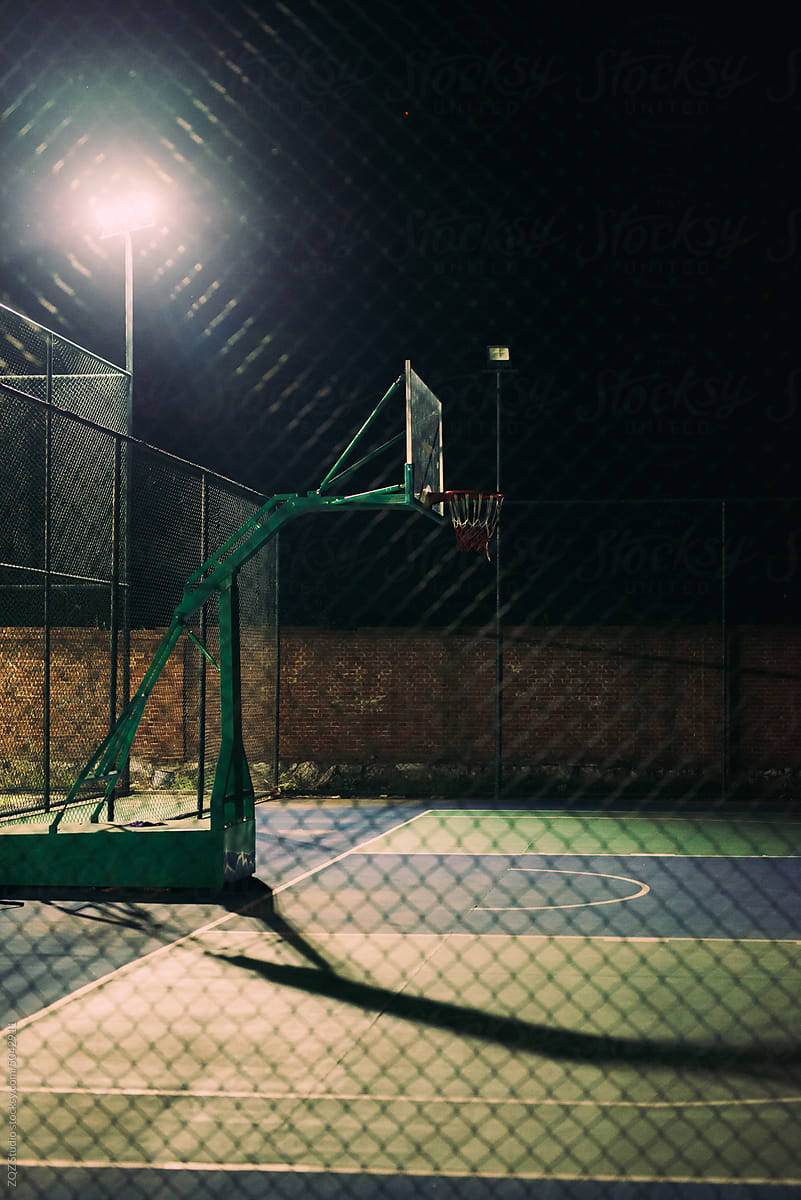 Urban basketball court