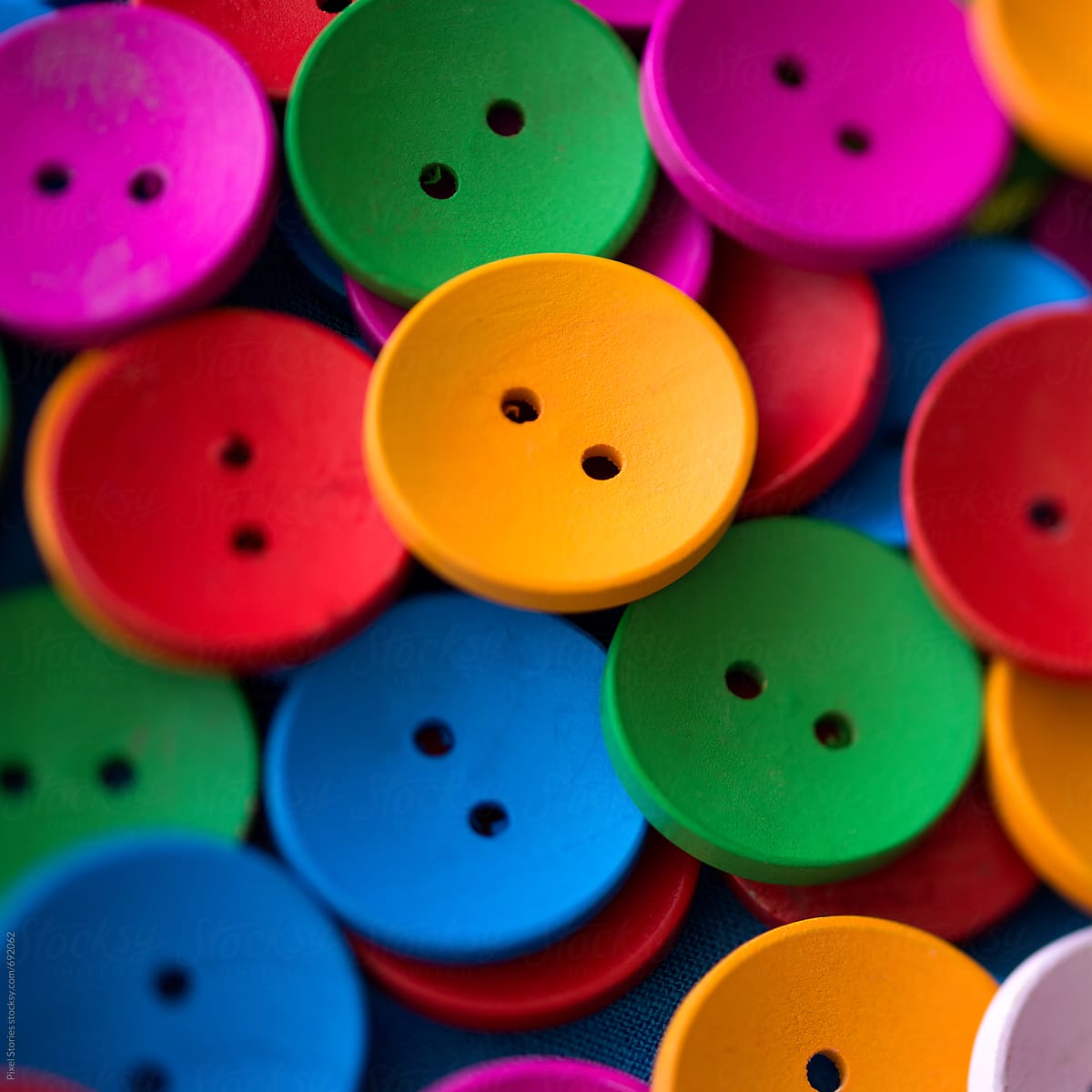 Colorful Buttons Background by Stocksy Contributor Pixel Stories -  Stocksy