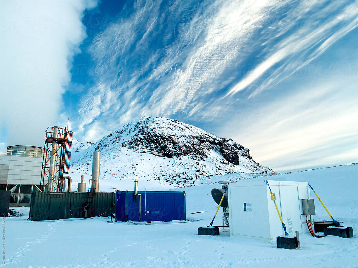 CO2 Carbon Capture And Storage - Climeworks geoengineering In Iceland