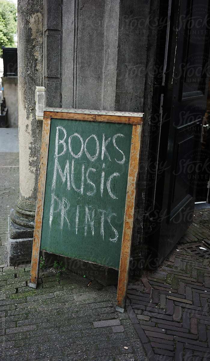 Bookshop sign
