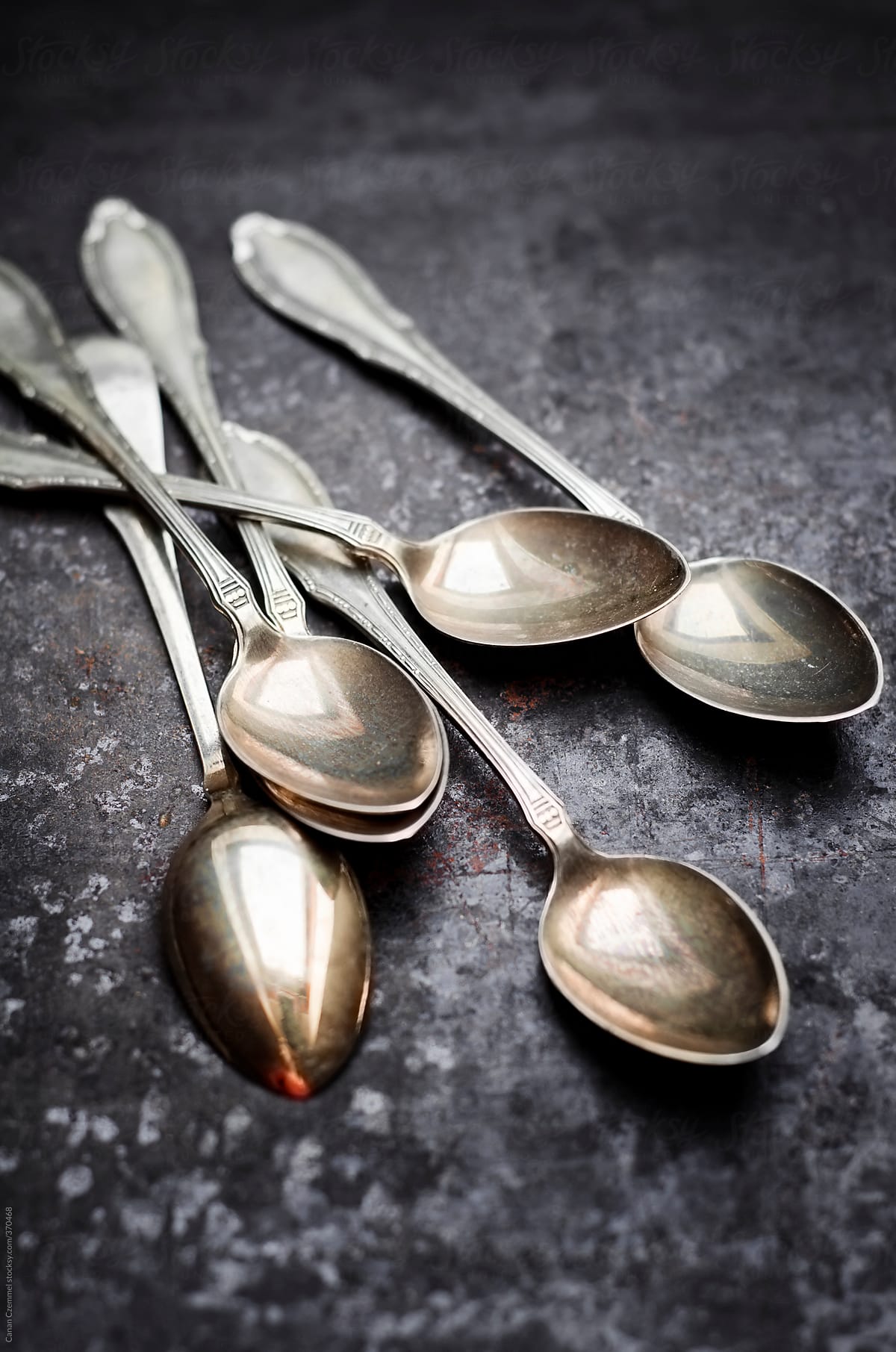 antique silver spoons