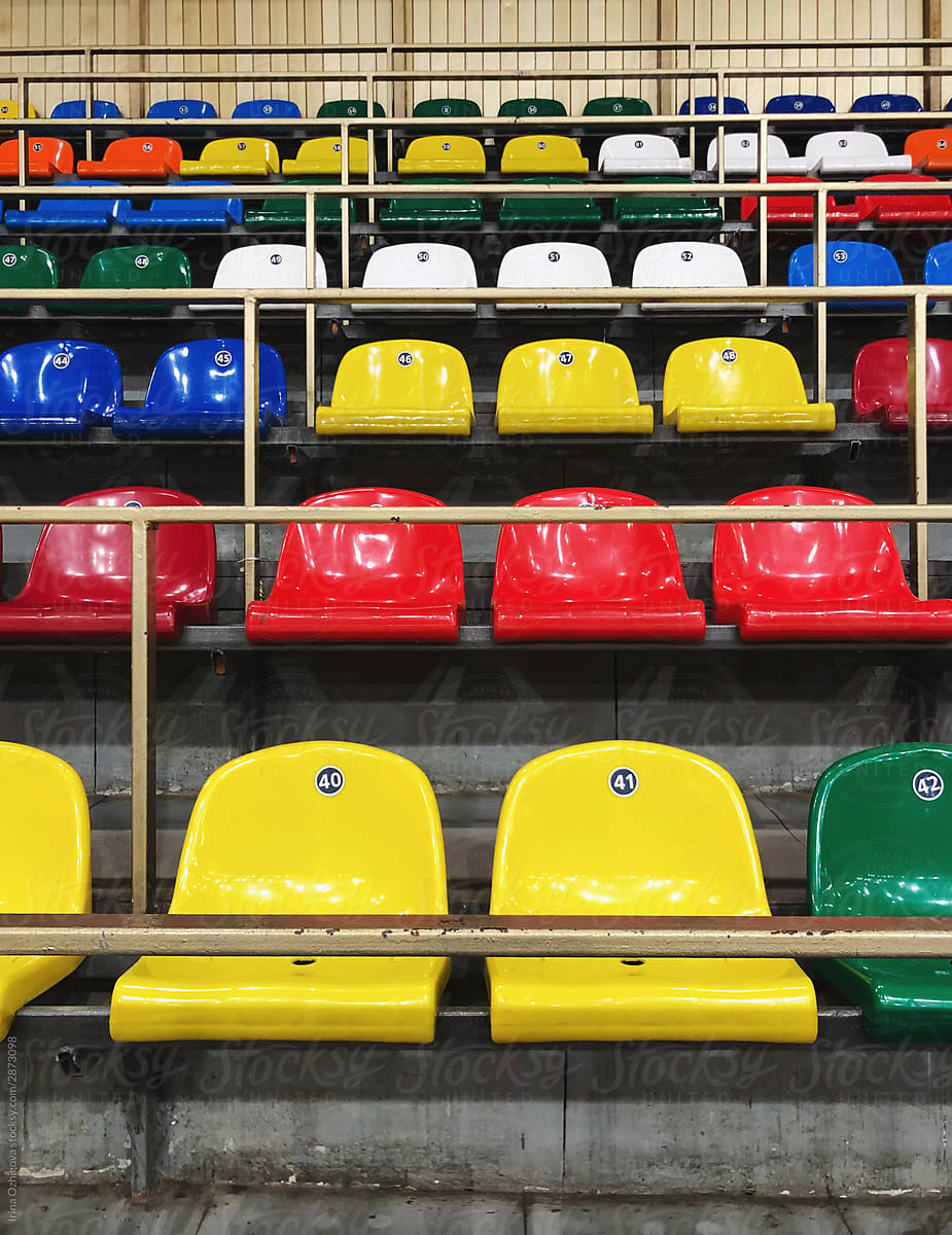 Multi-colored seats