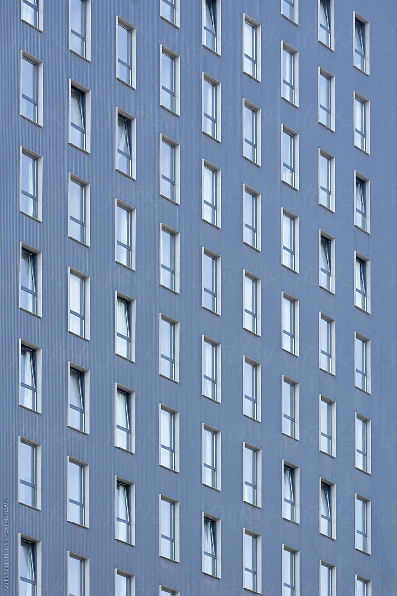 Modern building with windows