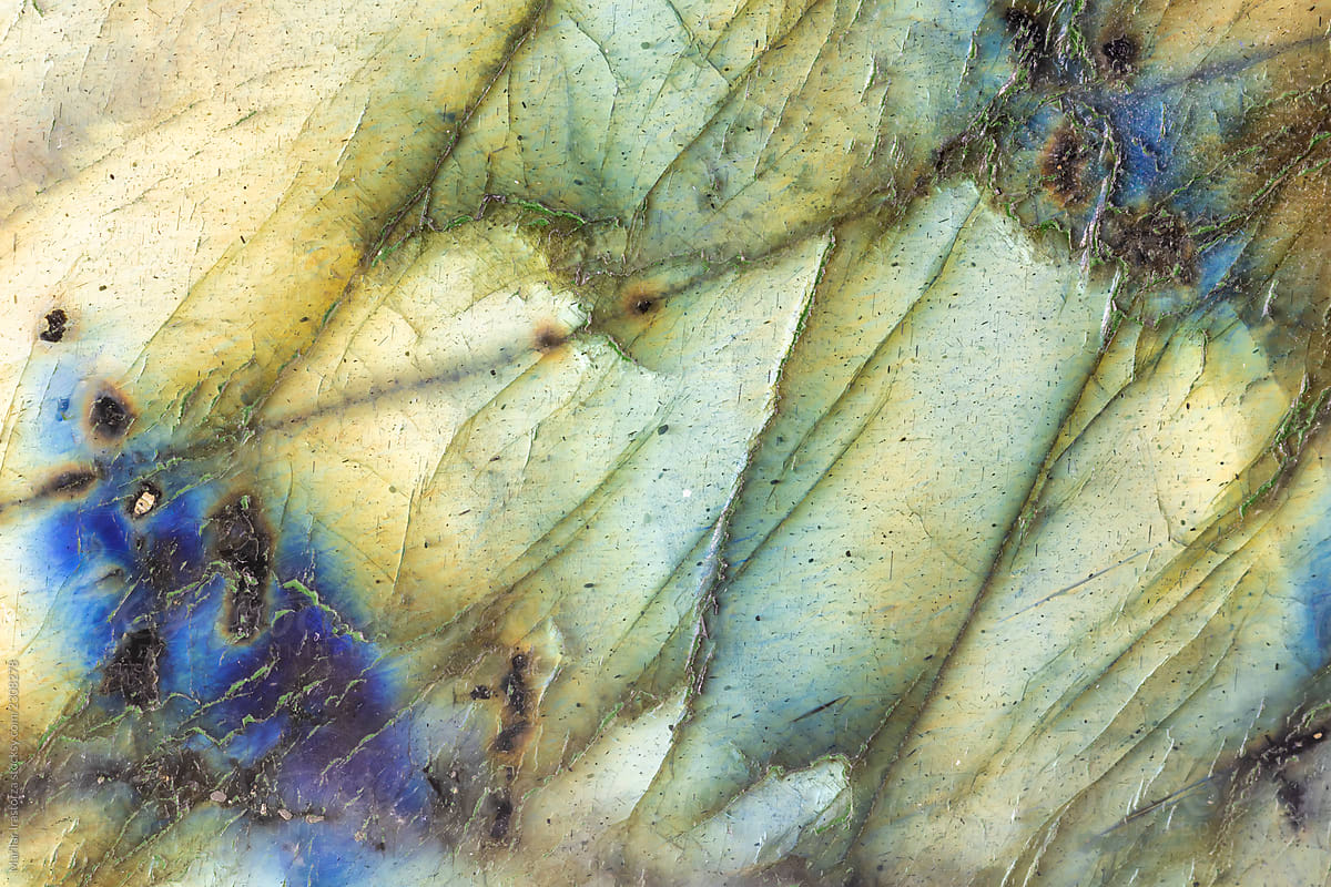 Natural Background of Labradorite Mineral