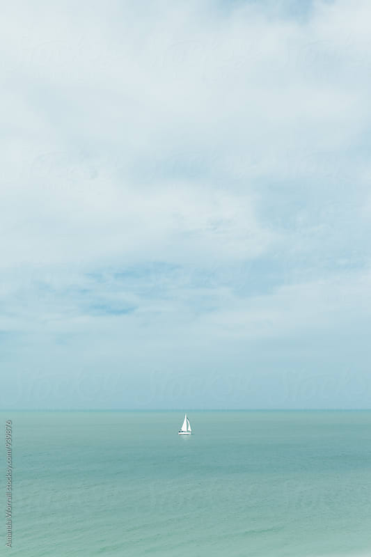 Come sail away by Amanda Worrall - Ocean, Sailboat - Stocksy United