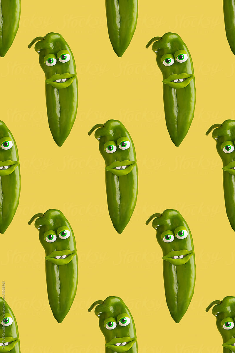 Pattern of pepper character