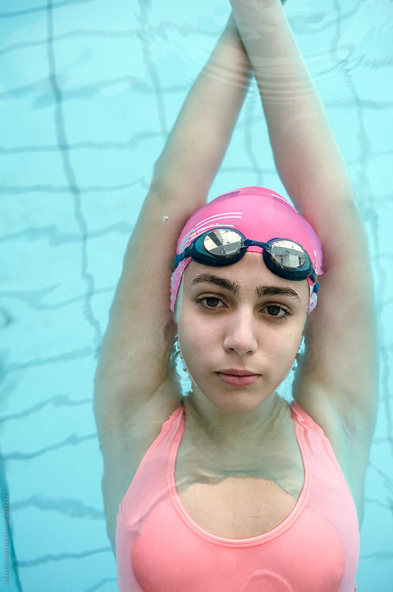 Portrait of a swimmer