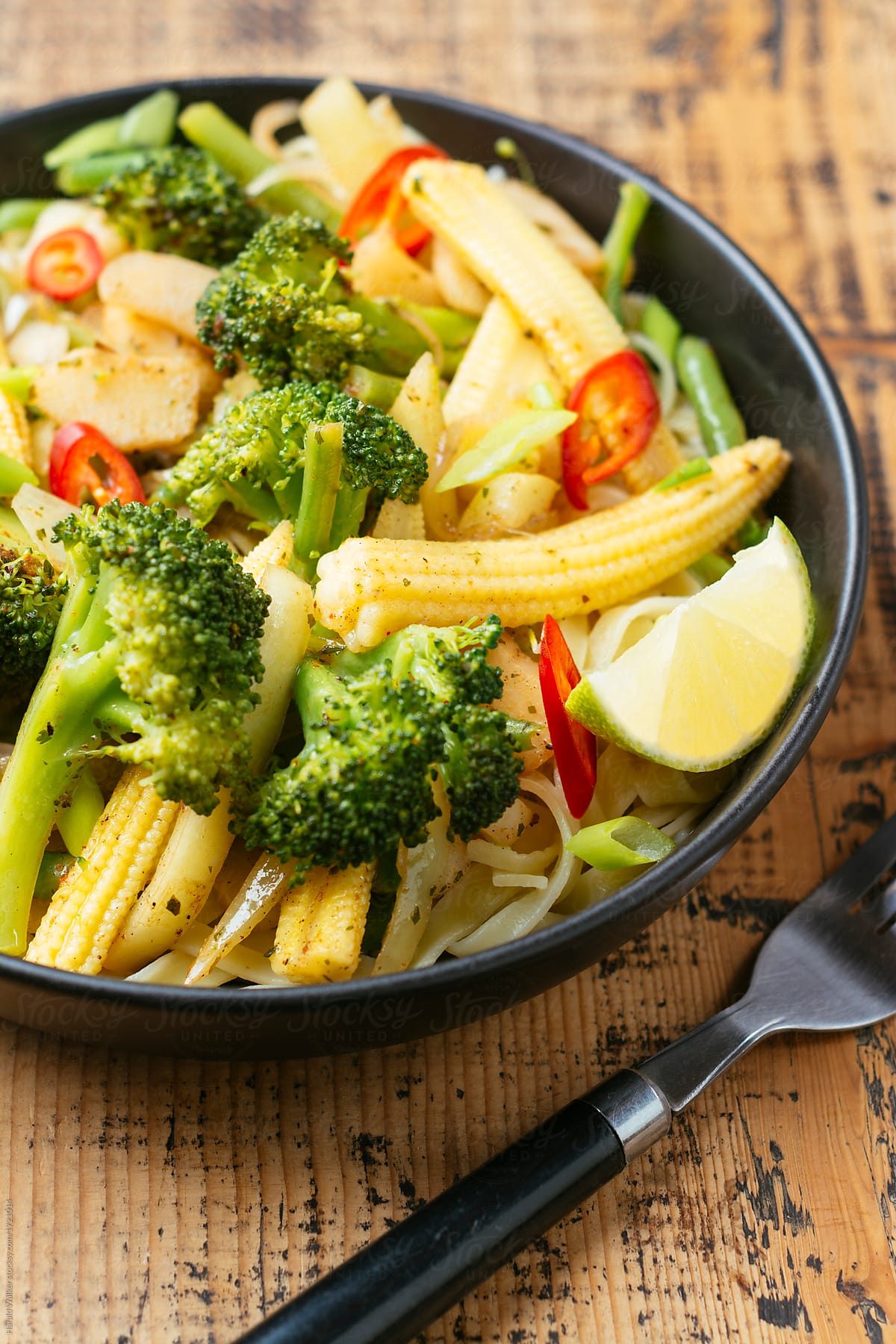 Pad Thai Noodles with Vegetables