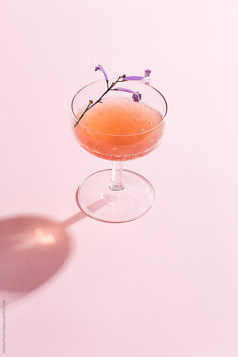 Pink Cocktail on Pink