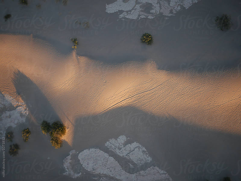 textured desert background in sunlight