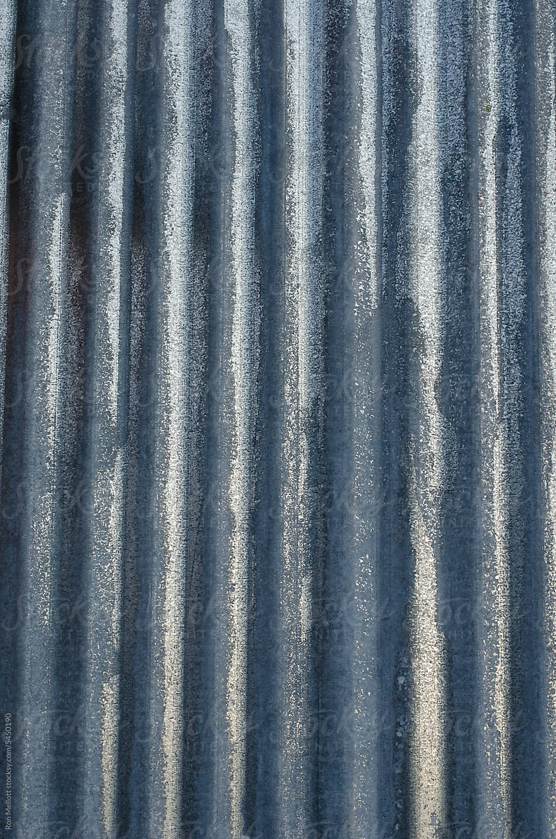 Corrugated metal sheet 2 siding building rusting patterns macro