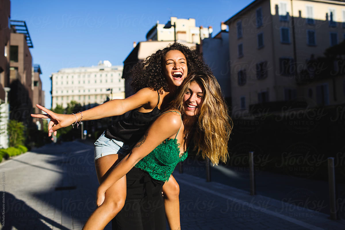 Female Friends Having Fun Together Del Colaborador De Stocksy