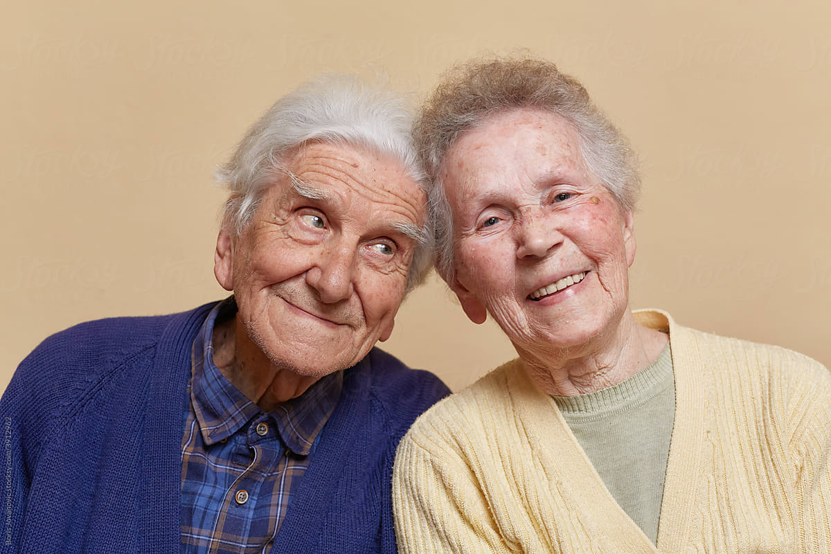Portrait Of A Happy Elder Couple