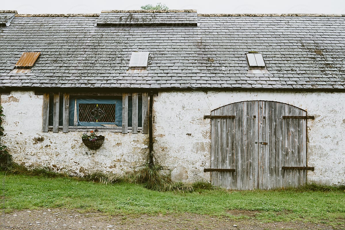 A rustic house in Scotland