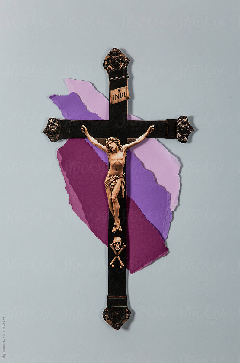 Cruxifix collage