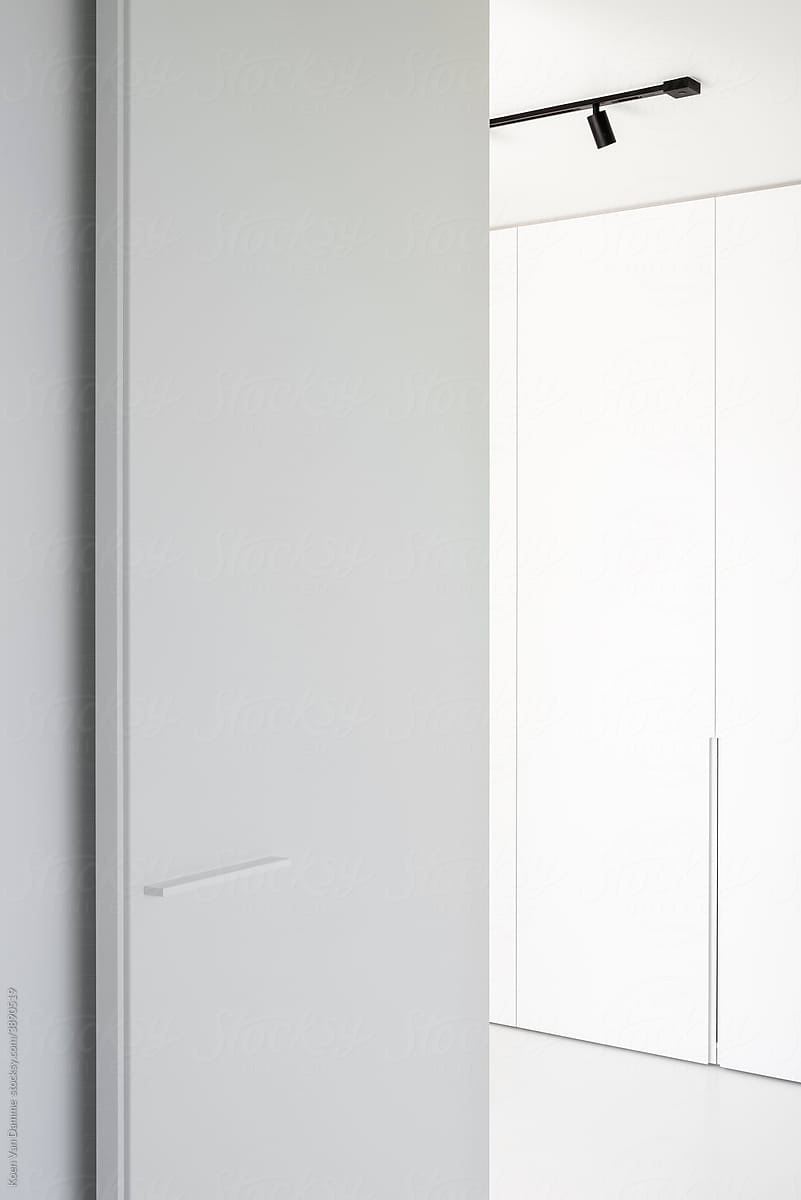 door, cabinet and fixture