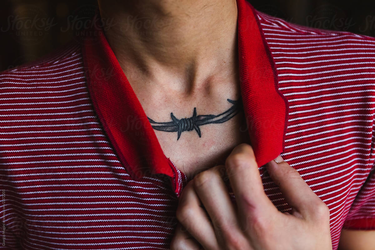 decorative tattoo around a scar, lower back, grand marais … | Flickr