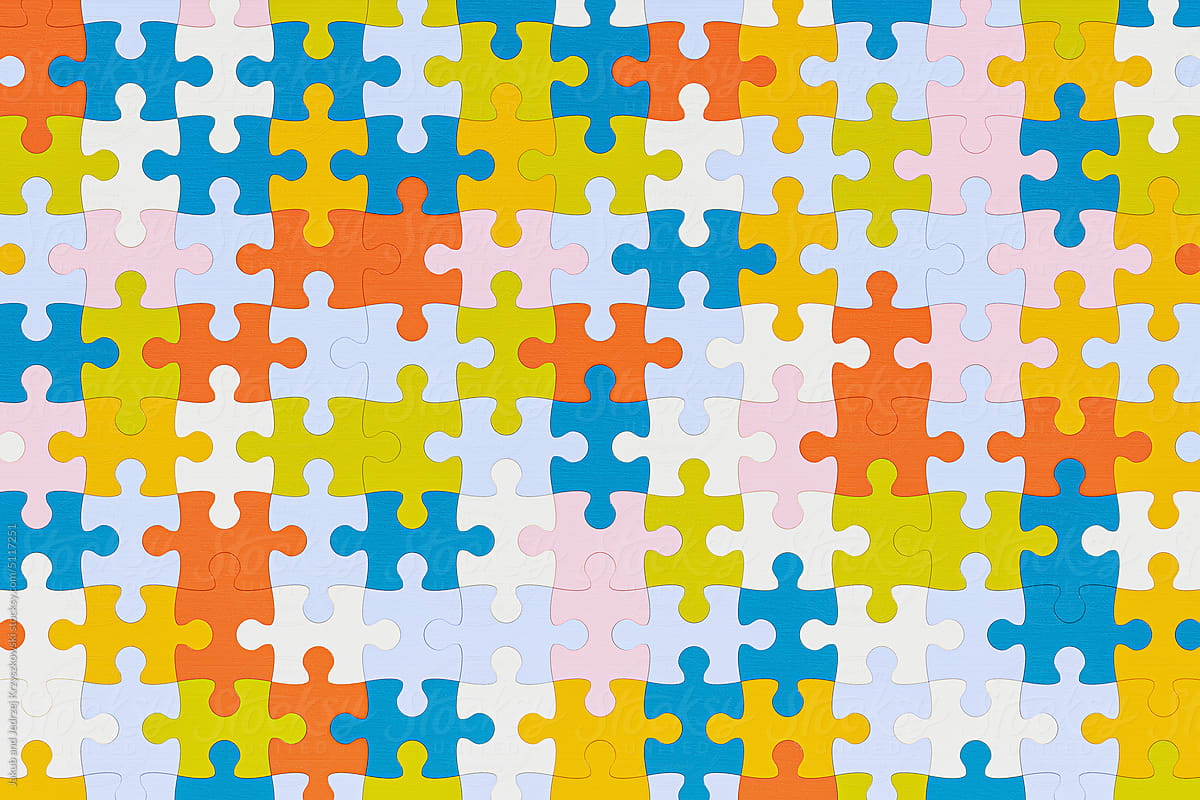 Puzzles Abstract Background
