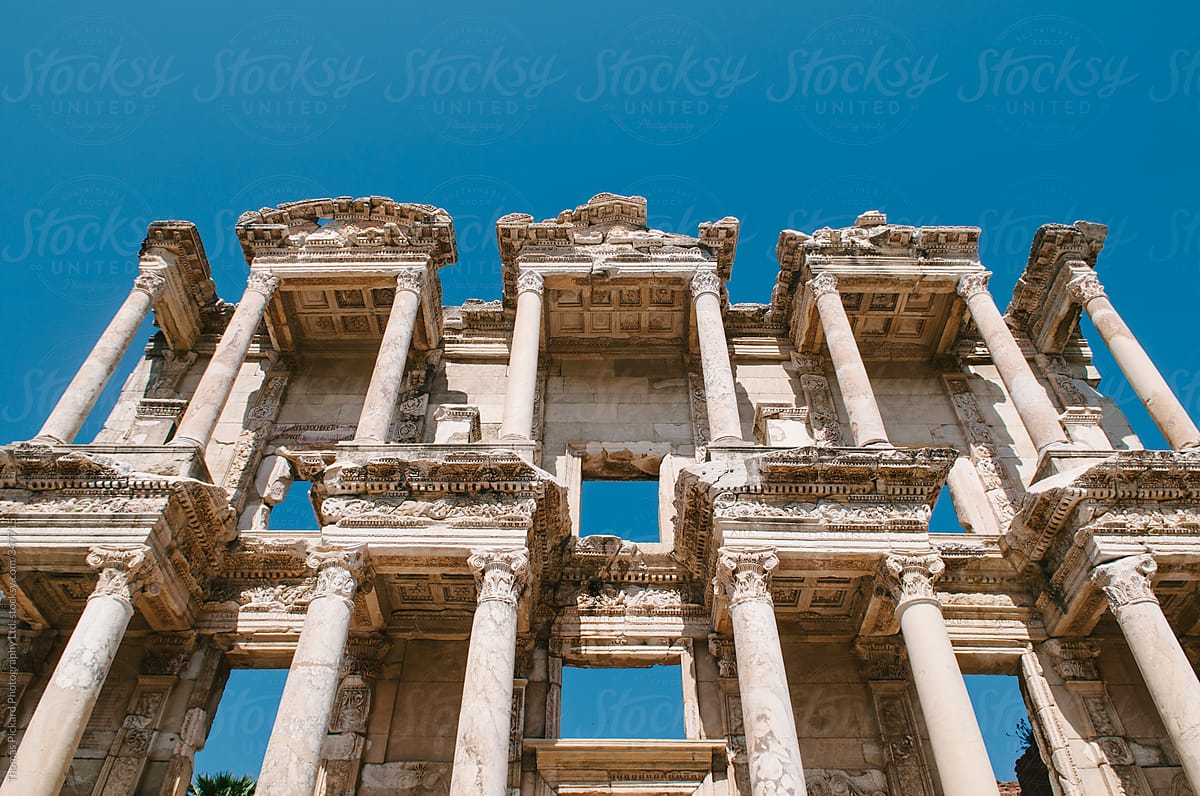 Celsus library, Ephesus near Selcuk, Turkey.