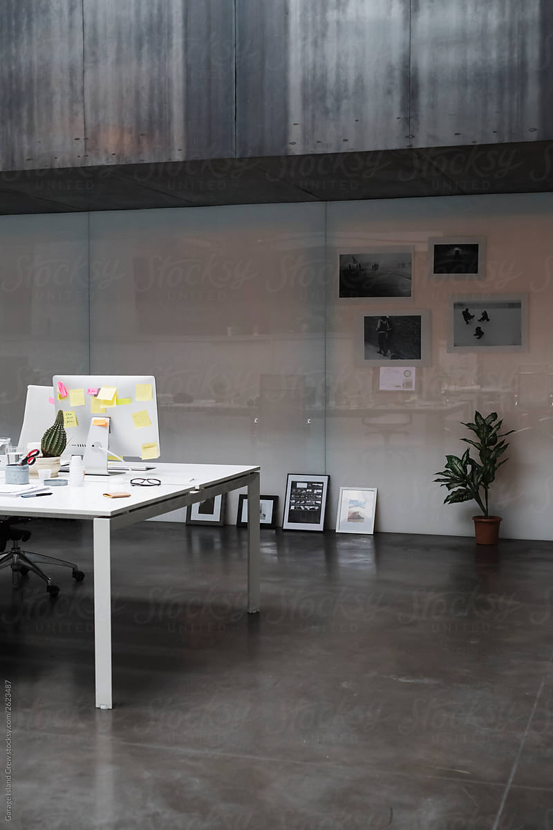 Modern architect office studio