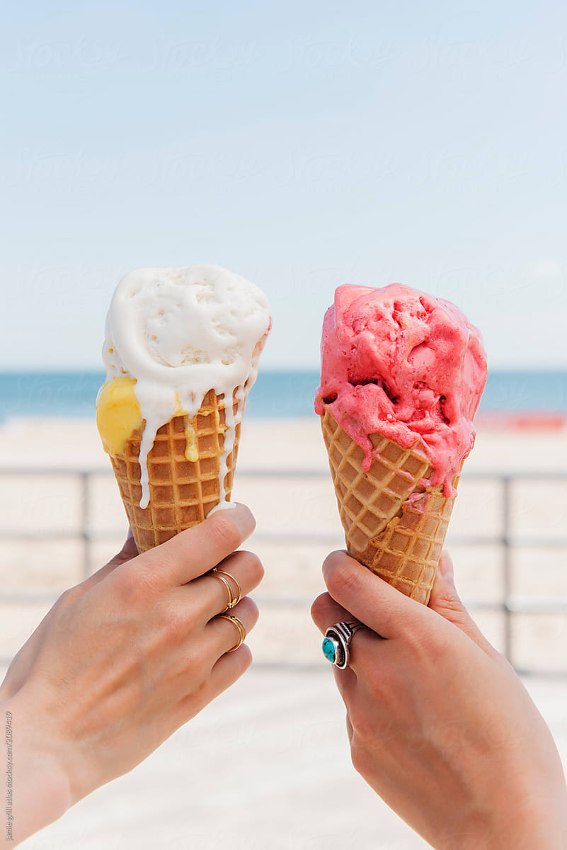 Ice cream at the beach