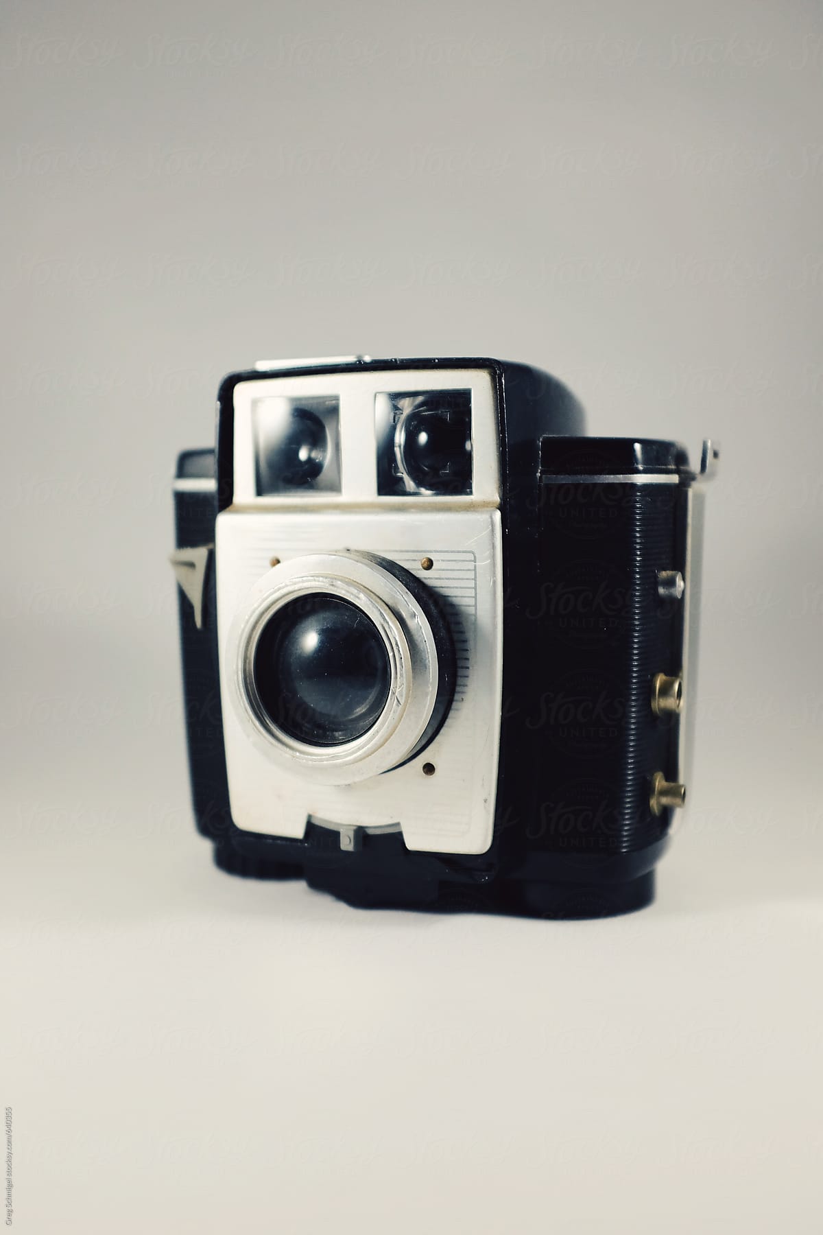Old vintage retro funky film camera for photography.